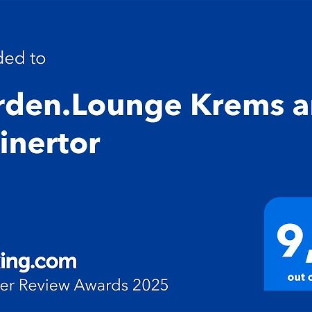 Apartamento Garden.Lounge Krems Am Steinertor Exterior foto